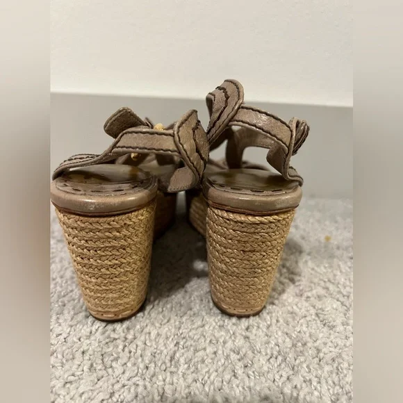 PRADA  vintage‎ wedge heels open toe with amazing details ! - Picture 4 of 15